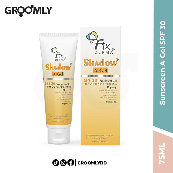 Fixderma Shadow Sunscreen A-Gel SPF 30- 75ml