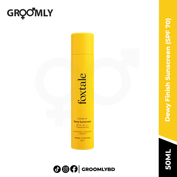 Foxtale Dewy Finish Sunscreen (SPF 70)- 50ml