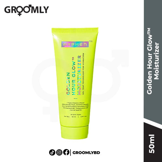 Hyphen Golden Hour Glow Moisturizer 50ml – Brightening & Hydrating Cream