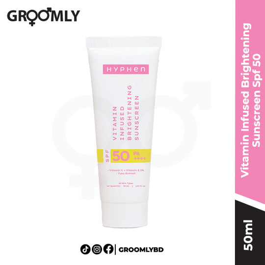 Hyphen Vitamin Infused Brightening Sunscreen Spf 50 Pa++++ - 50 Ml