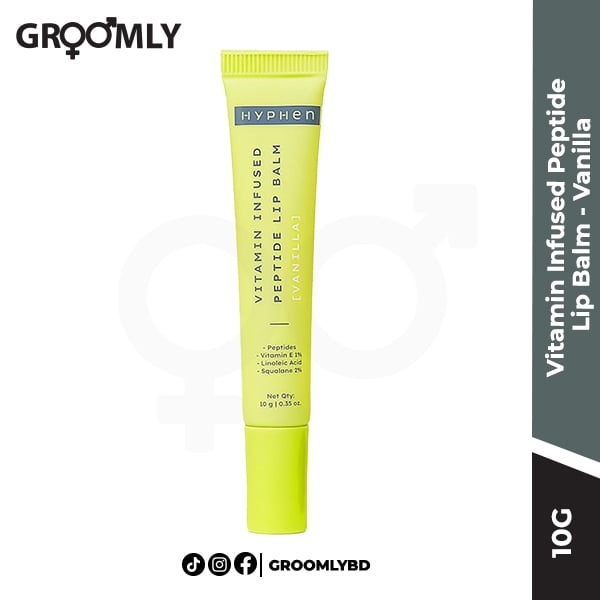 Hyphen Vitamin Infused Peptide Lip Balm - Vanilla 10G