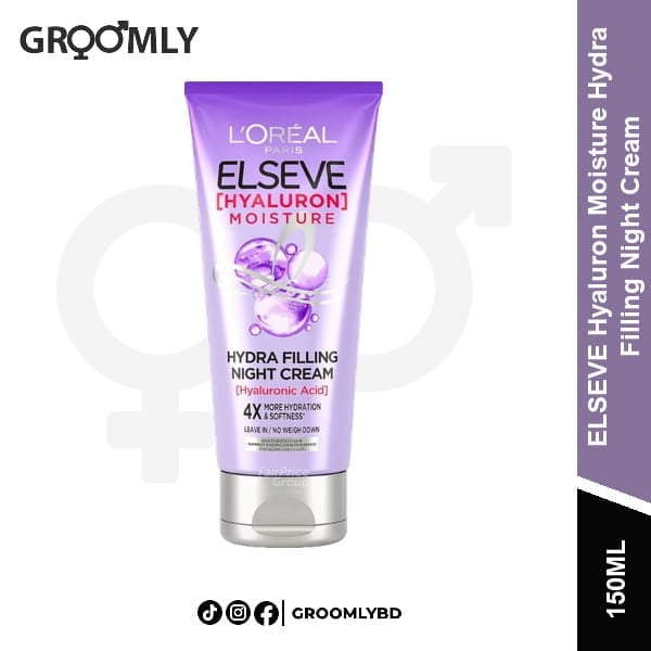 L’Oréal Elseve Hyaluron Night Cream 150ml available in Bangladesh