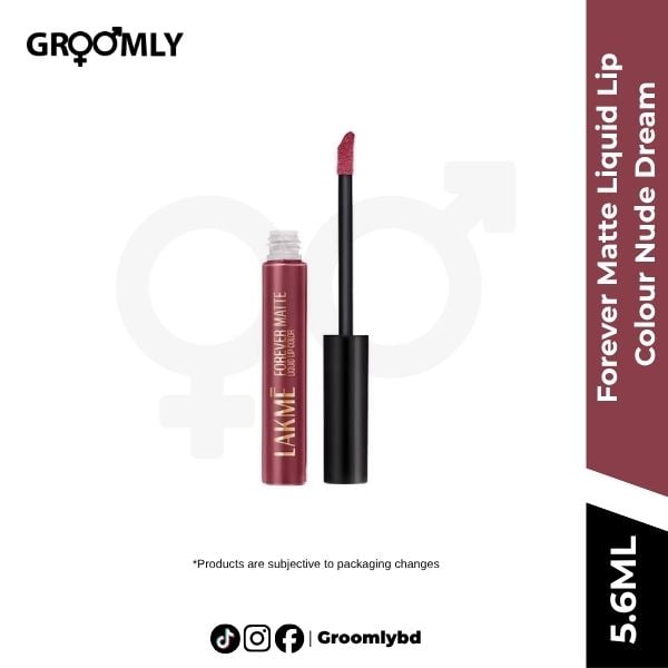 Lakme Forever Matte Liquid Lip Colour Nude Dream 5.6ml