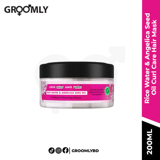 Love Beauty and Planet Rice Water and Angelica Seed Oil Curl Care Hair Mask 200 ml for curly hair