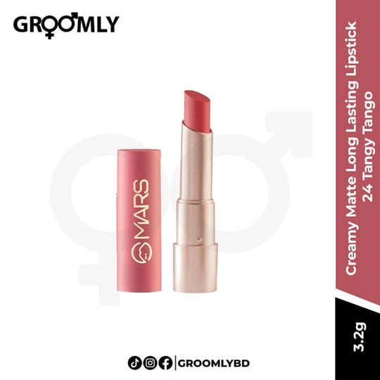 MARS Creamy Matte Long Lasting Lipstick 3.2g 24 Tangy Tango