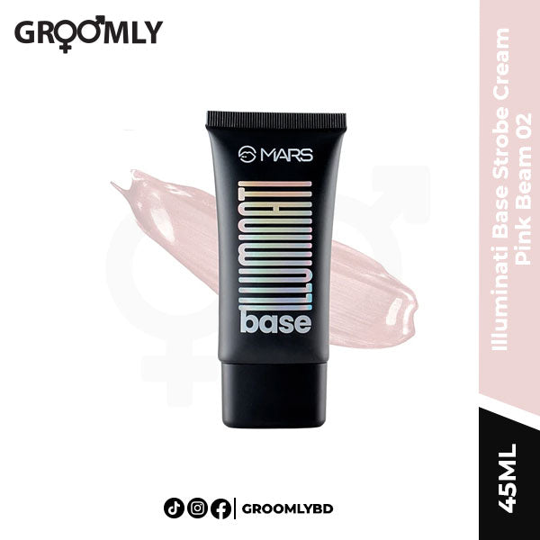 MARS Illuminati Base Strobe Cream 45ML Pink Beam 02