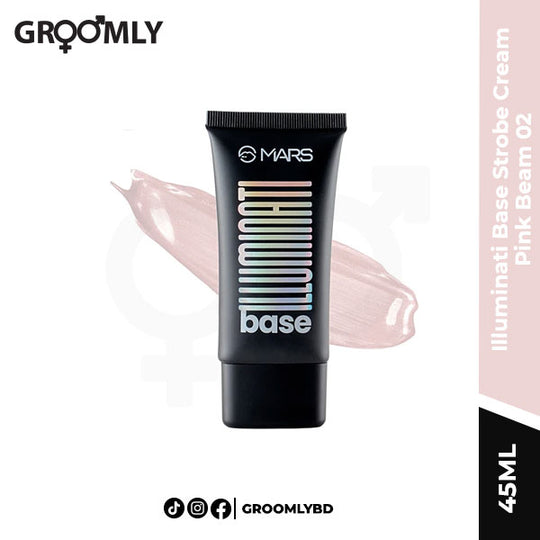 MARS Illuminati Base Strobe Cream 45ML Pink Beam 02
