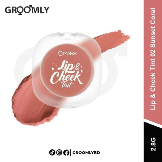 MARS Lip & Cheek Tint 2.8g 02 Sunset Coral available in Bangladesh