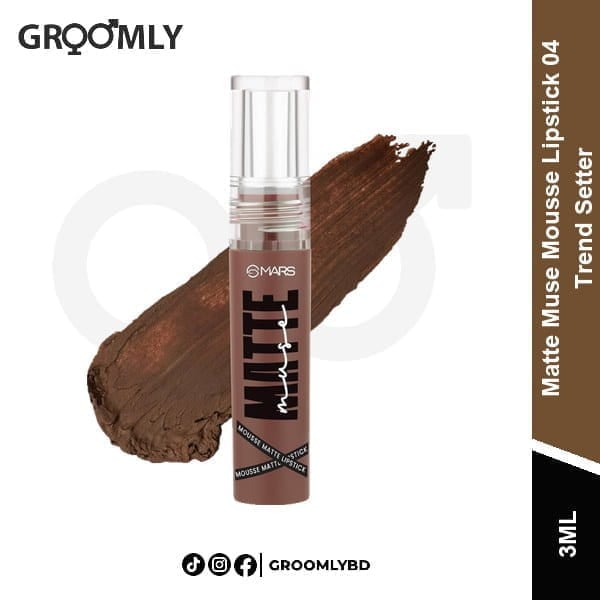 MARS Matte Muse Mousse Lipstick 3ml 04 Trend Setter available in Bangladesh