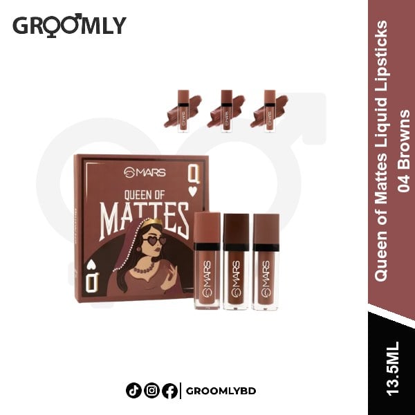 MARS Queen of Mattes Liquid Lipsticks 04 Browns product image