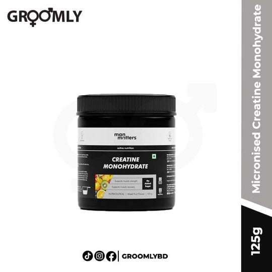 Man Matters Micronised Creatine Monohydrate (Mixed Fruit Flavour) 125g