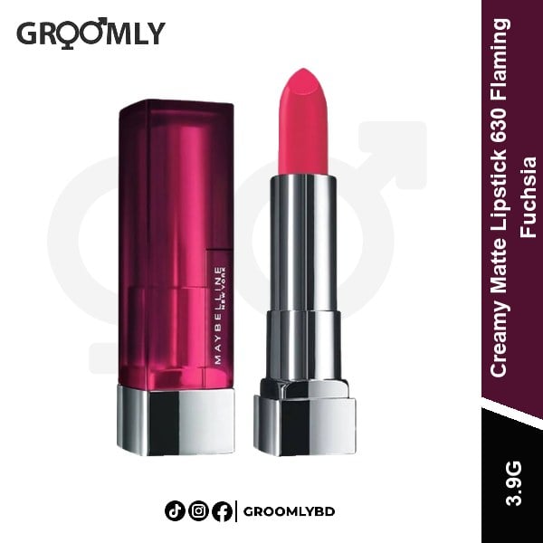 Maybelline Creamy Matte 630 Flaming Fuchsia 3.9g available in Bangladesh