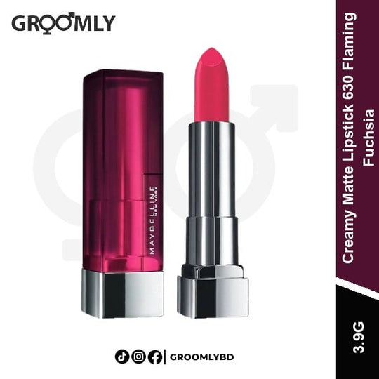 Maybelline Creamy Matte 630 Flaming Fuchsia 3.9g available in Bangladesh