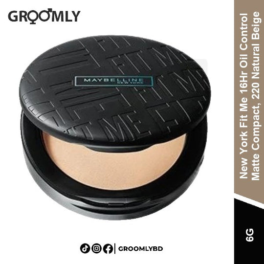 Maybelline Fit Me Compact 220 Natural Beige 6g available in Bangladesh