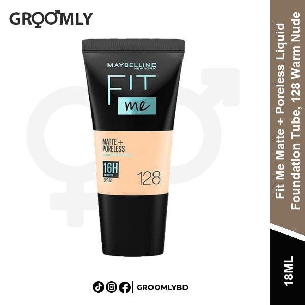 Maybelline Fit Me Tube 128 Warm Nude 18ml available in Bangladesh