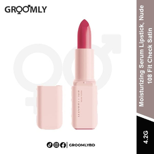 Maybelline Serum Lipstick 108 Fit Check Satin 4.2g available in Bangladesh