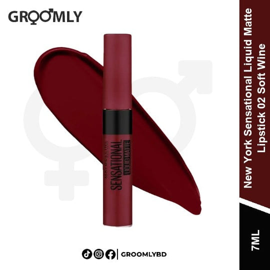 Maybelline Liquid Matte 02 Soft Wine 7ml available in Bangladesh