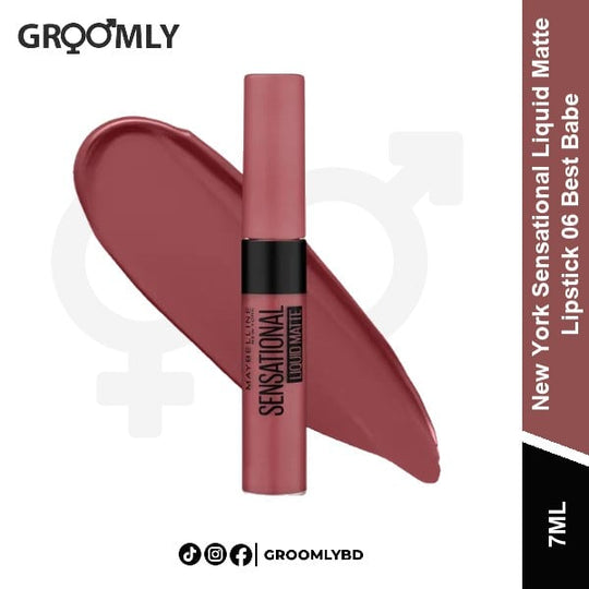 Maybelline Liquid Matte 06 Best Babe 7ml available in Bangladesh