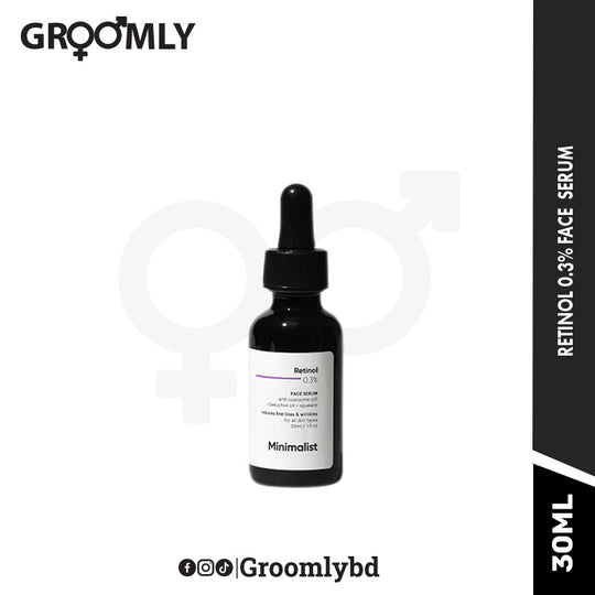 Minimalist 0.3% Retinol Face Serum For Anti Aging For Beginners - 30ml
