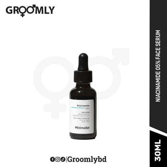 Minimalist 5% Niacinamide Face Serum for Clear Glowing Skin- 30ml