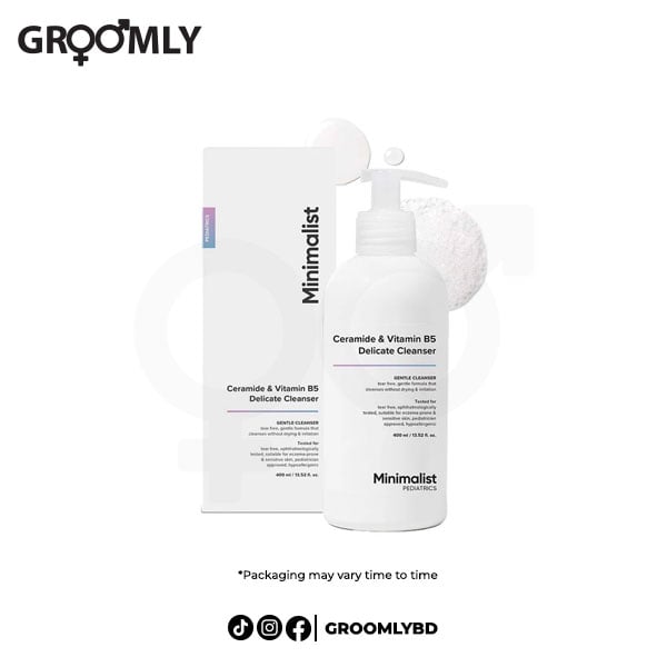 Minimalist Pediatrics Ceramide & Vitamin B5 Delicate Cleanser 400ml
