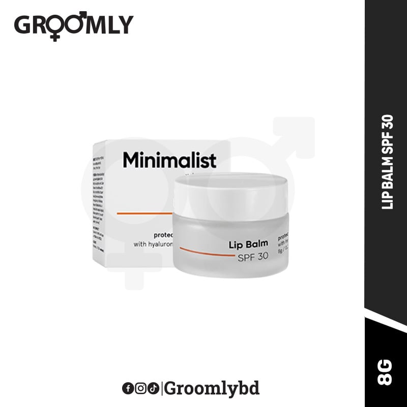 Minimalist SPF 30 Lip Balm with Ceramides & Hyaluronic Acid- 8g