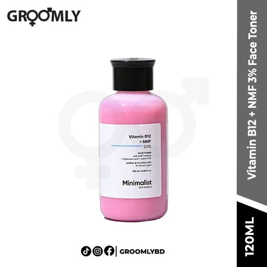 Minimalist Vitamin B12 and NMF 3% Face Toner 120 ml for hydration and barrier care