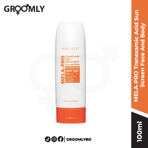 Nineless MELA-PRO Tranexamic Acid Sun Screen Face And Body Sun Protection SPF 50+ PA++++ 100ml