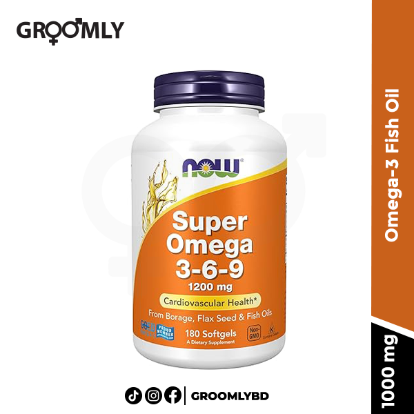 Now Omega-3 Fish Oil 1000 mg 100 softgels