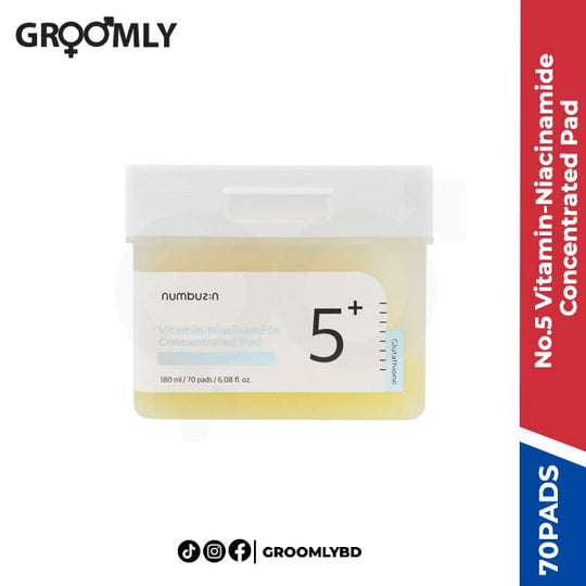 Numbuzin No.5 Vitamin-Niacinamide Concentrated Pad (70Pads)
