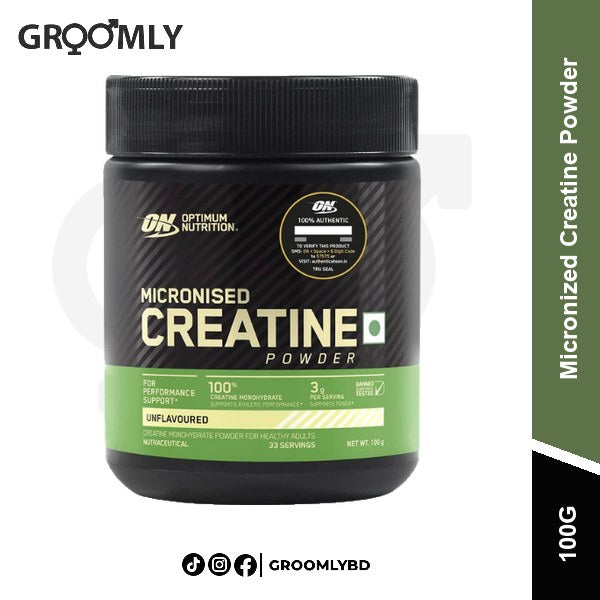 Optimum Nutrition Micronized Creatine Powder 100 g available in Bangladesh