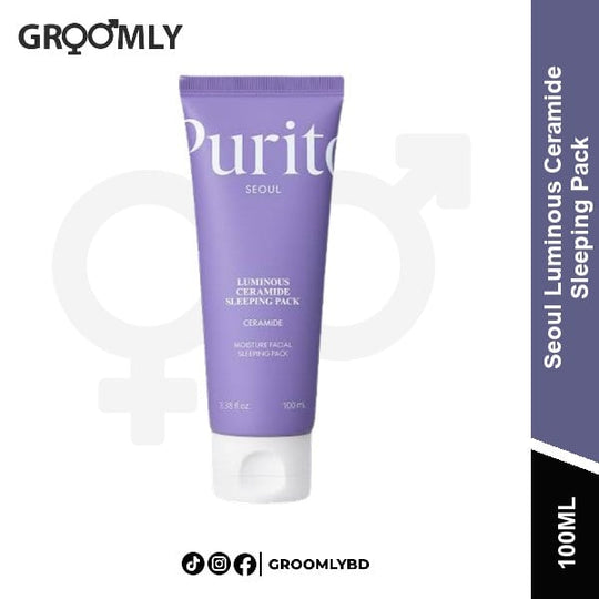 PURITO Seoul Luminous Ceramide Sleeping Pack 100ml available in Bangladesh