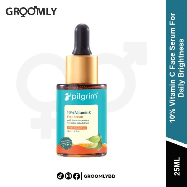 Pilgrim 10% Vitamin C Face Serum 25ml available in Bangladesh
