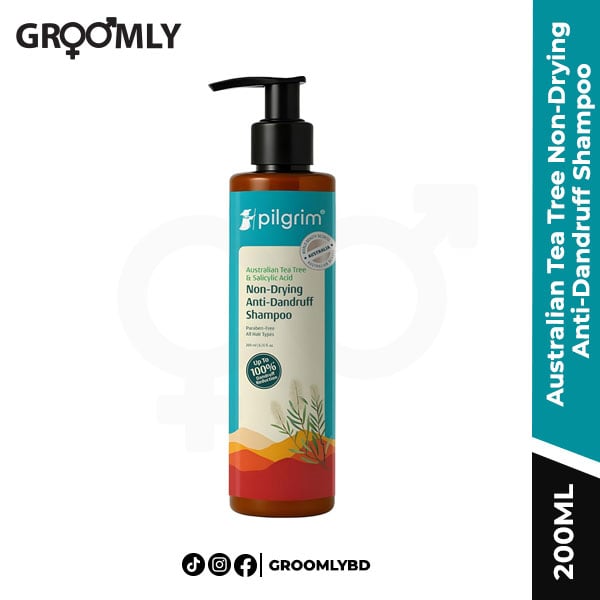 Pilgrim Australian Tea Tree Non-Drying Anti-Dandruff Shampoo 200ML