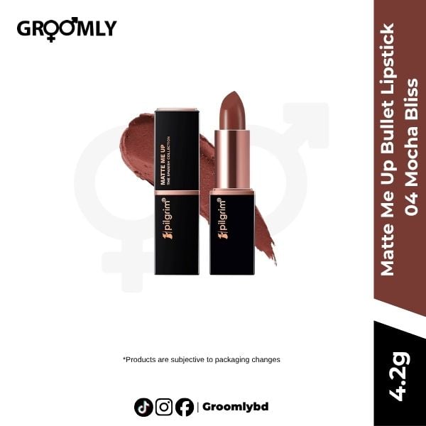 Pilgrim Matte Me Up Bullet Lipstick 04 Mocha Bliss 4.2g