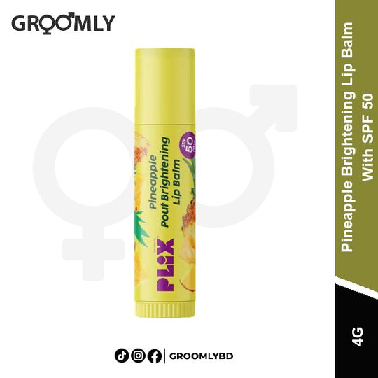 Plix Pineapple Brightening Lip Balm With SPF 50 4g available in Bangladesh
