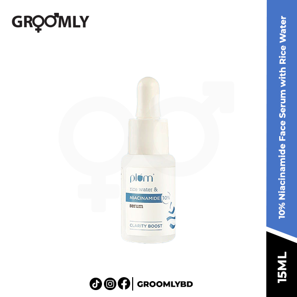 Plum 10% Niacinamide Face Serum with Rice Water- 15ml
