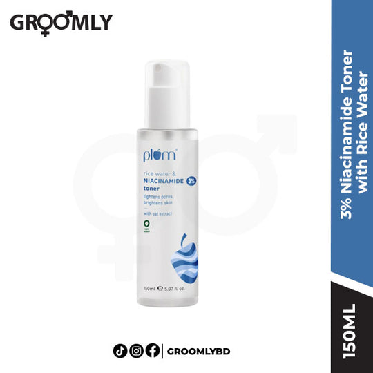 Plum 3% Niacinamide Toner with Rice Water 150ml