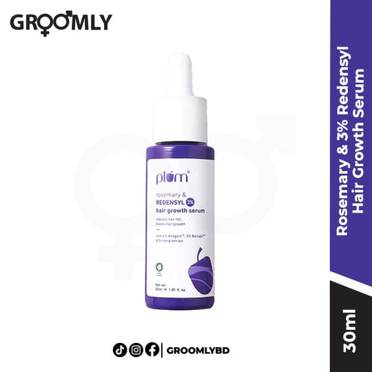 Plum Rosemary & 3% Redensyl Hair Growth Serum- 30ml
