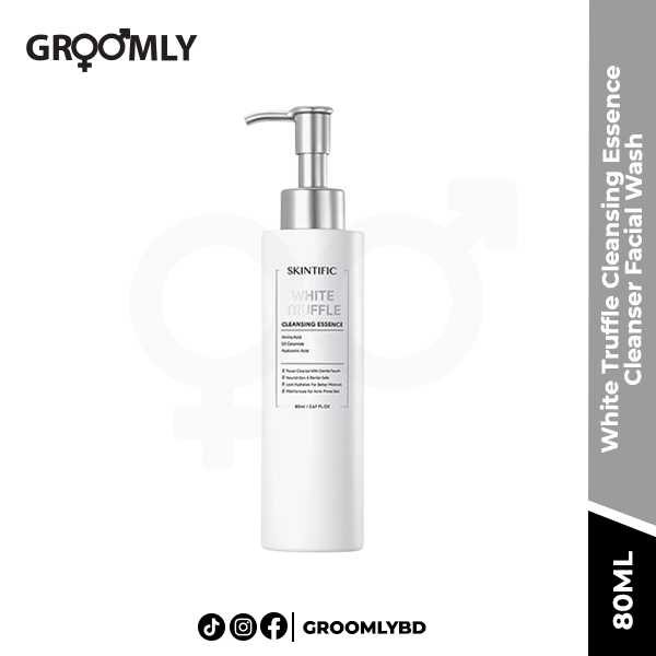 SKINTIFIC White Truffle Cleansing Essence Cleanser Facial Wash 80ml