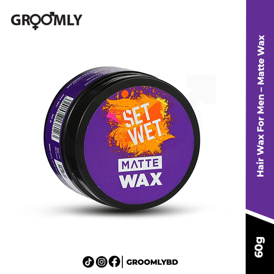 Set Wet Hair Wax For Men - Matte Wax 60G