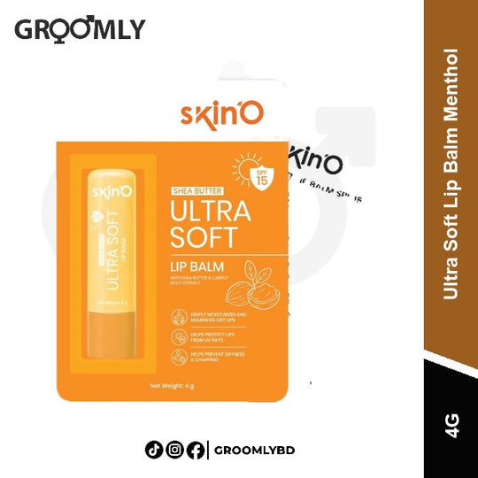 Skin'O Ultra Soft Lip Balm Menthol 4g available in Bangladesh