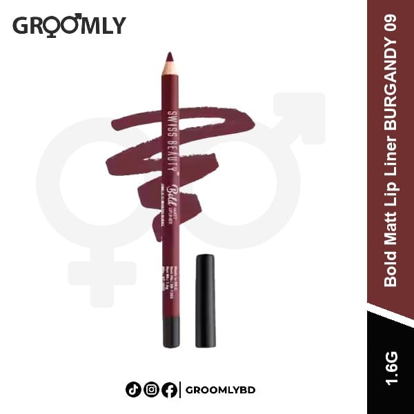 Swiss Beauty Lip Liner 09 Burgandy available in Bangladesh