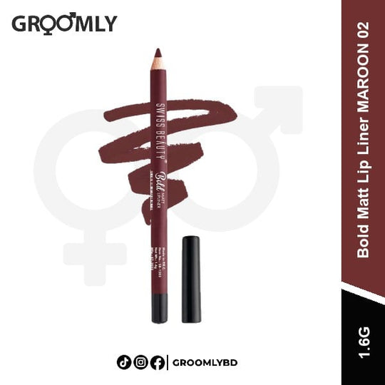 Swiss Beauty Lip Liner 02 Maroon available in Bangladesh