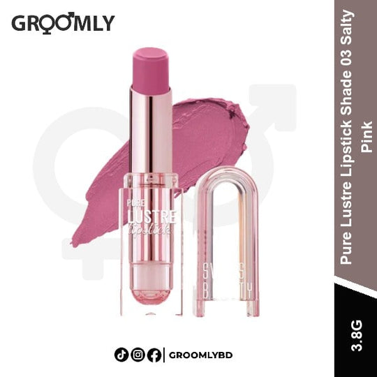 Swiss Beauty Pure Lustre Lipstick Shade 03 Salty Pink available in Bangladesh