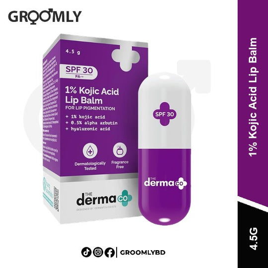 The Derma Co Kojic Acid SPF 50 Lip Balm 4.5g available in Bangladesh