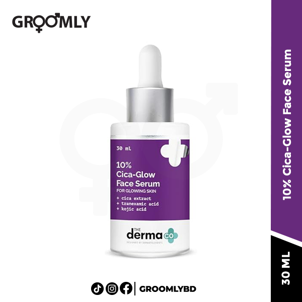The Derma Co 10% Cica-Glow Face Serum with Tranexamic Acid & Kojic Acid - 30ml