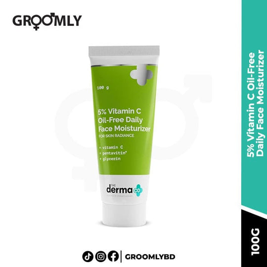 The Derma Co 5% Vitamin C Oil-Free Daily Face Moisturizer for Skin Radiance - 100g