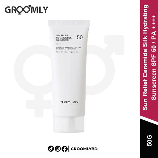 The Formularx Sun Relief SPF 50 Sunscreen 50g available in Bangladesh
