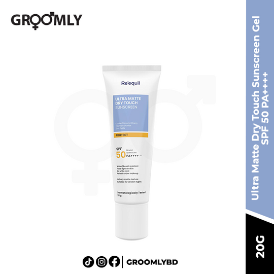 Re'equil Ultra Matte Dry Touch Sunscreen Gel SPF 50 PA++++- 20g